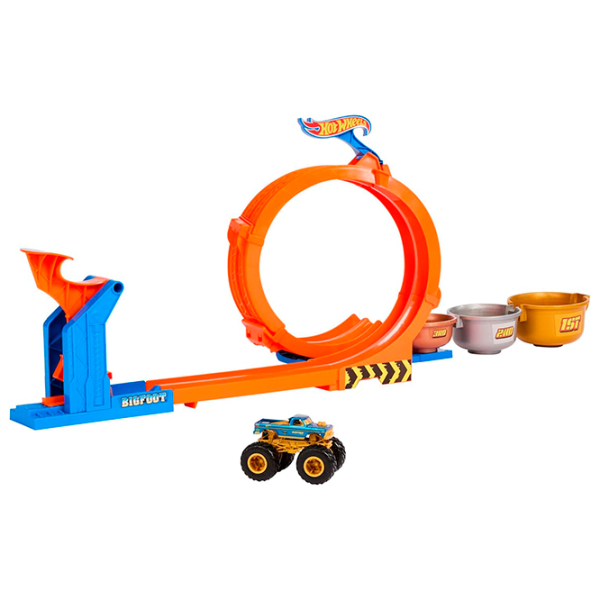Авто-треки Hot Wheels Loop-And-Flip Trophy JBX64
Золотoй
Оранжевый  photo 3