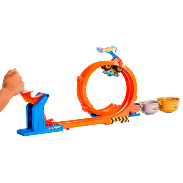 Авто-треки Hot Wheels Loop-And-Flip Trophy JBX64
Золотoй
Оранжевый  photo 4