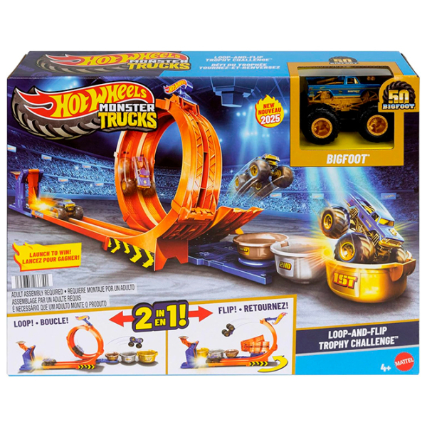 Авто-треки Hot Wheels Loop-And-Flip Trophy JBX64
Золотoй
Оранжевый  photo 5