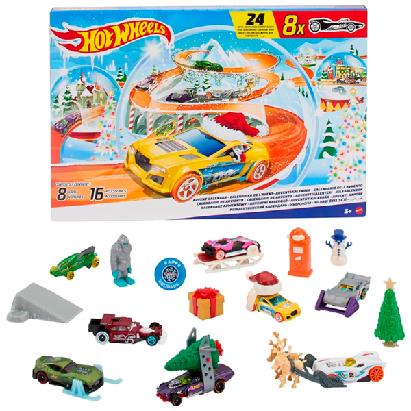Комплект машин Hot Wheels Календарь-адвент 2024 HTG00
Черный
Разноцветный  photo 3
