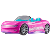 Машинка Hot Wheels Cabriolet Barbie JBH05
Черный
Розовый 