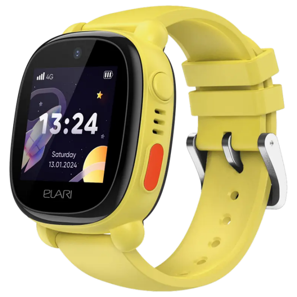 Детские часы Elari KidPhone 4G Lite Желтый 1.3", 240 x 240 photo 1