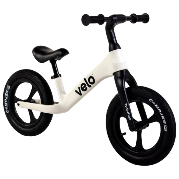 Bicicletă fără pedale Yvolution Y Velo Pro 12" White Black Aluminiu / Pentru copii photo 1