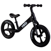 Bicicletă fără pedale Yvolution Y Velo Pro 12" Black White Aluminiu / Pentru copii