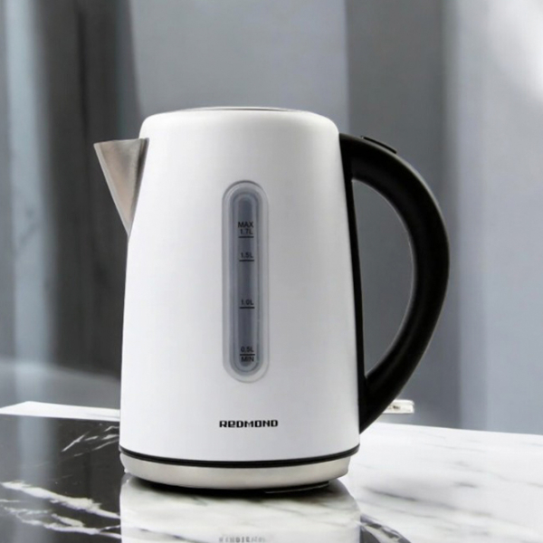 Ceainic electric Redmond RK-M387W White 2150 W, 1.7l, Material interior:  photo 6