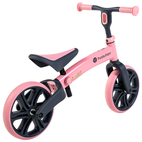 Беговел Yvolution Y Velo Junior 9" Розовый Черный Алюминий / Детский photo 3