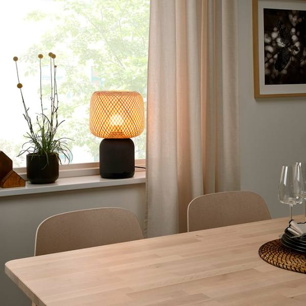 Veioză Ikea Symfonisk Black Rețea photo 7
