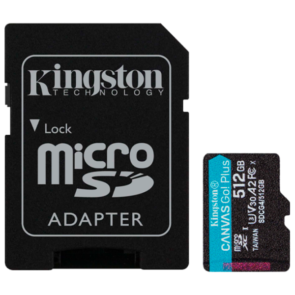 MicroSD Kingston Canvas Go! Plus Gen 4 512 ГБ  photo 1