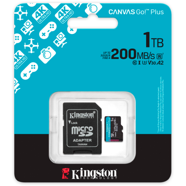 MicroSD Kingston Canvas Go! Plus Gen 4 1 TB  photo 3