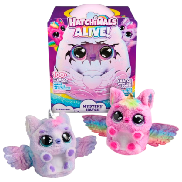 Jucărie interactivă Spin Master Hatchimals Alive Ouă Hatchimals Pufficorn 5+ / Multicolor photo 1