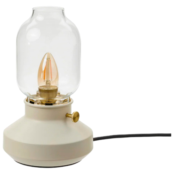 Lampă de masă Ikea Tarnaby Beige Rețea photo 2