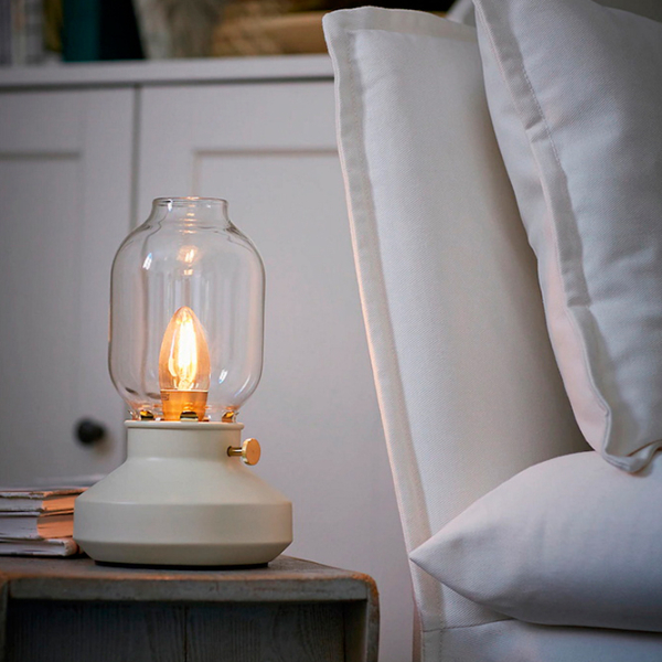 Lampă de masă Ikea Tarnaby Beige Rețea photo 4