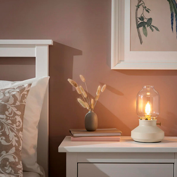 Lampă de masă Ikea Tarnaby Beige Rețea photo 6