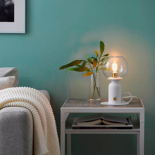 Lampă de masă Ikea Askmuller White Rețea photo 5