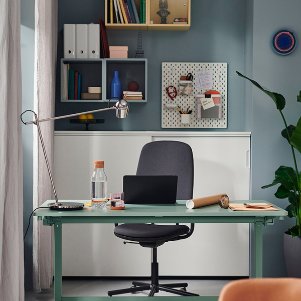 Lampă de masă Ikea Modermoln Crom Rețea photo 6