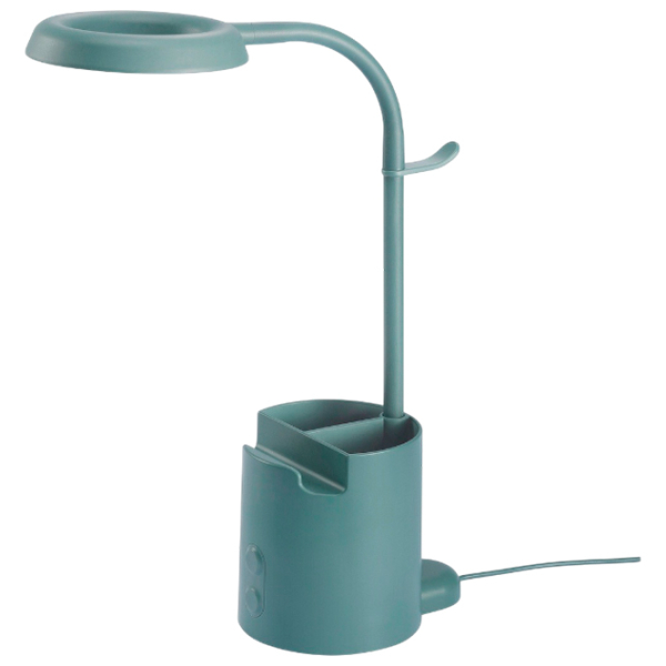 Lampă de masă Ikea Brunbage Turcoaz USB photo 4