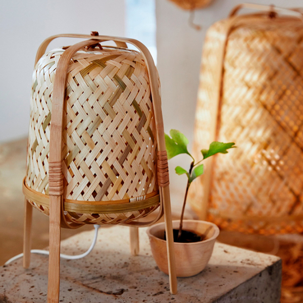 Veioză Ikea Knixhult Bamboo Rețea photo 7
