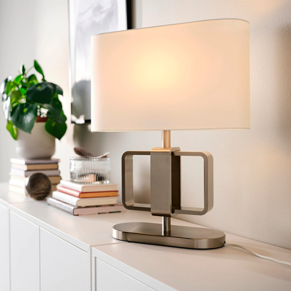 Нaстольная лампа Ikea Uppvind Nichel От сети photo 4