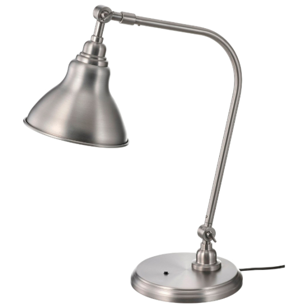 Lampă de masă Ikea Ankarspel Argintiu  Rețea photo 2