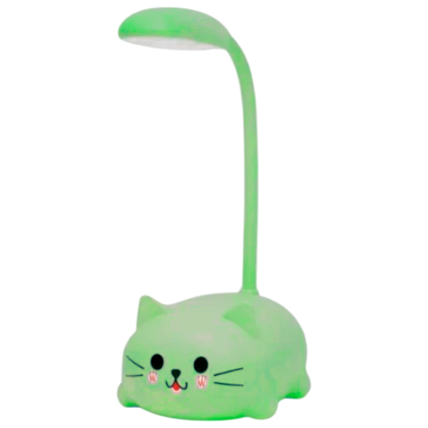 Настольная лампа ShopShop Cat Зеленый USB photo 1