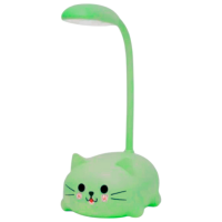 Lampă de masă ShopShop Cat Green USB