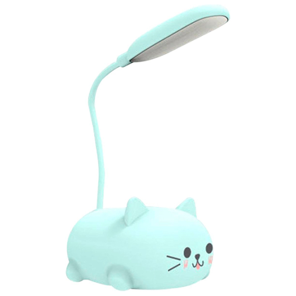 Lampă de masă ShopShop Cat Blue USB photo 2