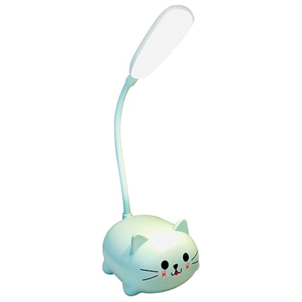 Lampă de masă ShopShop Cat Blue USB photo 3