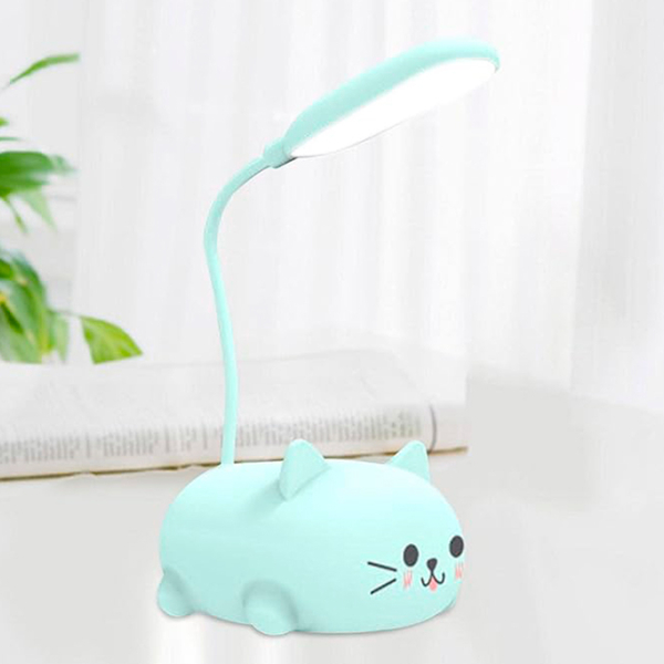 Lampă de masă ShopShop Cat Blue USB photo 5