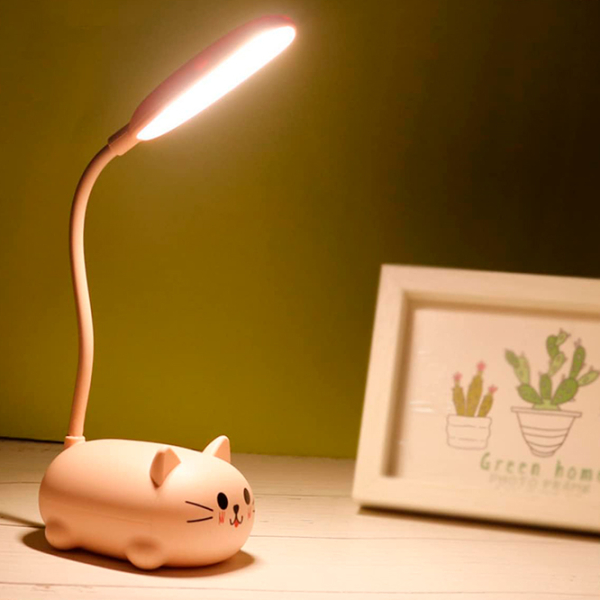 Lampă de masă ShopShop Cat Pink USB photo 4