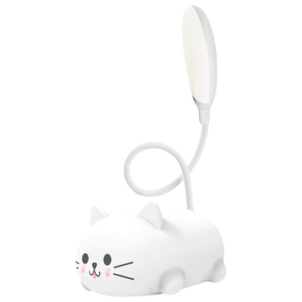 Lampă de masă ShopShop Cat White USB photo 3
