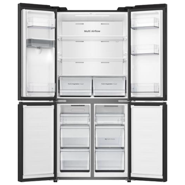 Frigider Hisense RQ5P470SMFE Black 303l / No Frost, 179l / No Frost, E photo 3