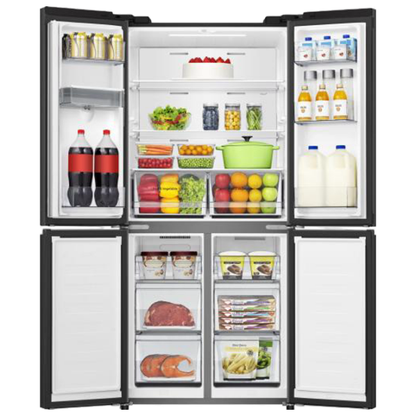 Frigider Hisense RQ5P470SMFE Black 303l / No Frost, 179l / No Frost, E photo 4