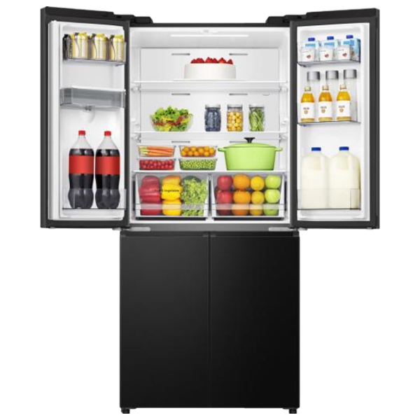 Frigider Hisense RQ5P470SMFE Black 303l / No Frost, 179l / No Frost, E photo 6