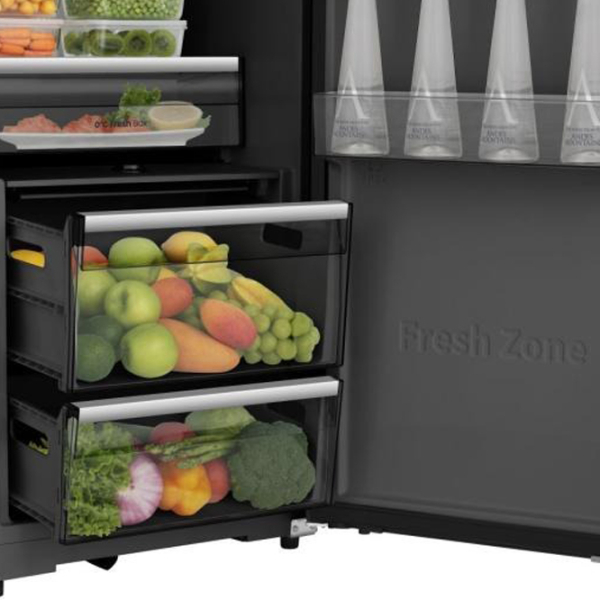 Frigider Hisense RL5K370GSFC Black 372l / No Frost, / , C photo 12