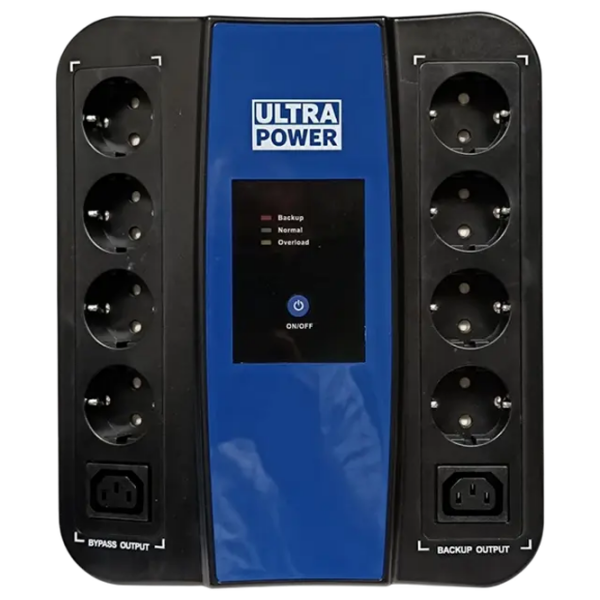 ИБП Ultra Power U-650 (360 / 650) Черный  photo 2