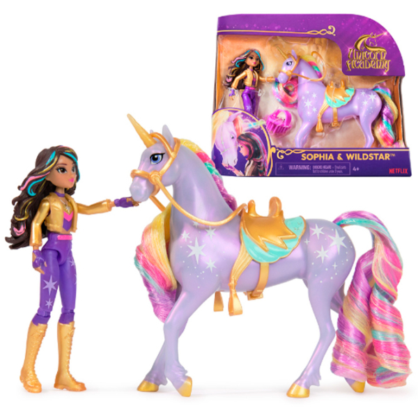 Figurine Spin Master Unicorn Academy Păpușele și Unicornul 4+ / Multicolor photo 5