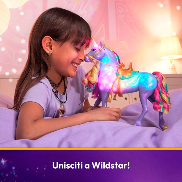 Figurină Spin Master Unicorn Academy Unicornul Wildstar 4+ / Violet photo 5
