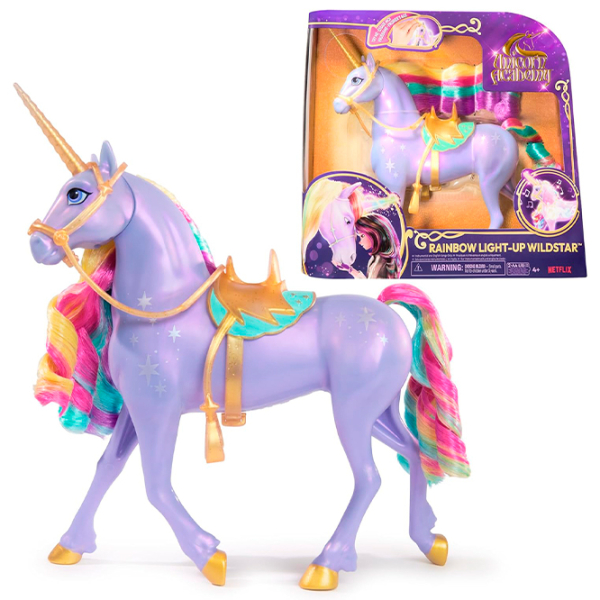 Figurină Spin Master Unicorn Academy Unicornul Wildstar 4+ / Violet photo 8