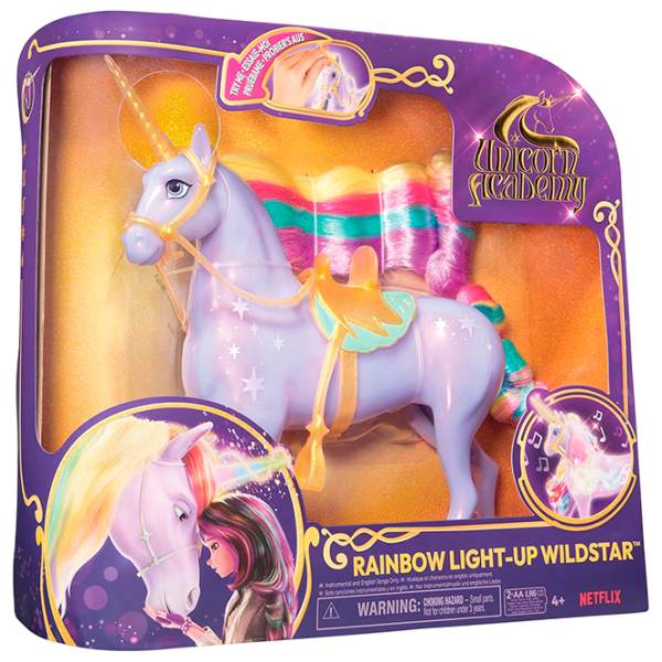 Figurină Spin Master Unicorn Academy Unicornul Wildstar 4+ / Violet photo 9