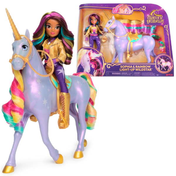 Figurine Spin Master Unicorn Academy Sophia și Unicornul 4+ / Violet photo 2