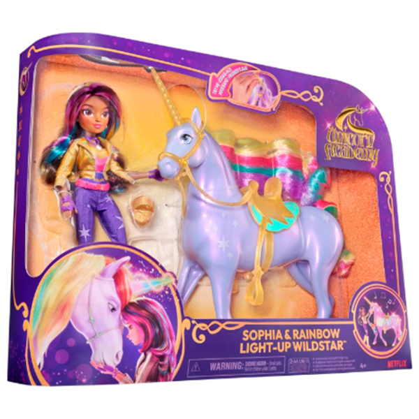 Figurine Spin Master Unicorn Academy Sophia și Unicornul 4+ / Violet photo 5