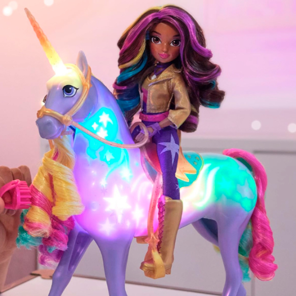 Figurine Spin Master Unicorn Academy Sophia și Unicornul 4+ / Violet photo 6