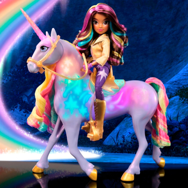 Figurine Spin Master Unicorn Academy Sophia și Unicornul 4+ / Violet photo 7