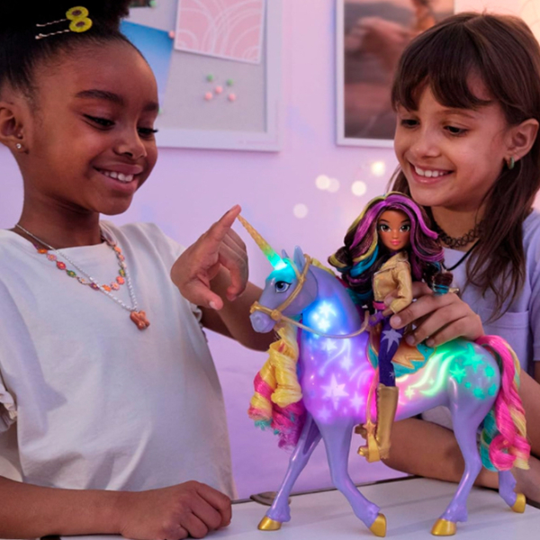 Figurine Spin Master Unicorn Academy Sophia și Unicornul 4+ / Violet photo 11