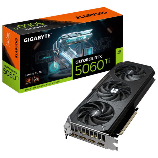 Видеокарта Gigabyte GeForce RTX 5060 Ti GAMING OC 8 ГБ PCI Express x16 5.0 photo 10