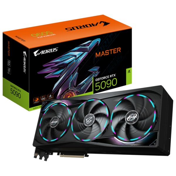 Видеокарта Gigabyte GeForce RTX 5090 Aorus Master 32 ГБ PCI Express x16 5.0 photo 10