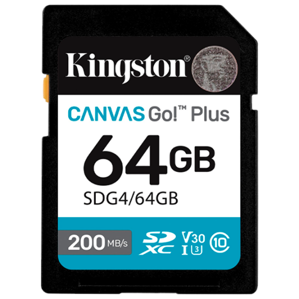 SD Kingston Canvas Go! Plus Gen 4 64 GB  photo 1