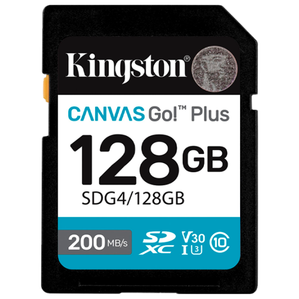 SD Kingston Canvas Go! Plus Gen 4 128 GB  photo 1