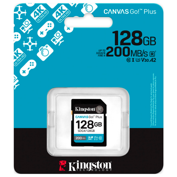 SD Kingston Canvas Go! Plus Gen 4 128 GB  photo 3