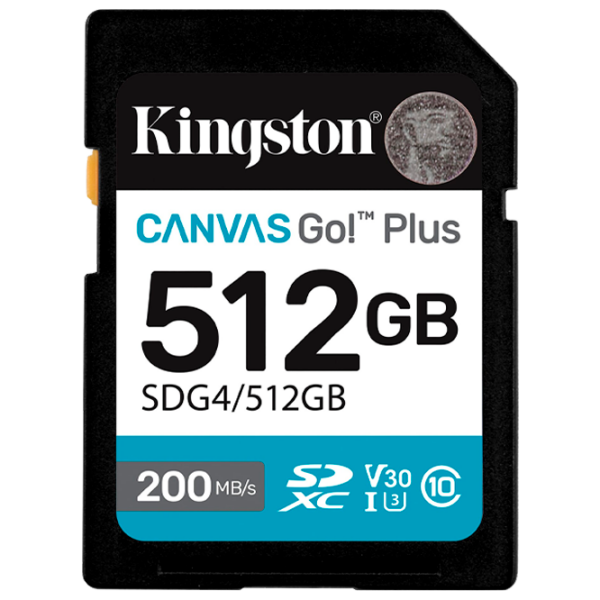 SD Kingston Canvas Go! Plus Gen 4 512 ГБ  photo 1